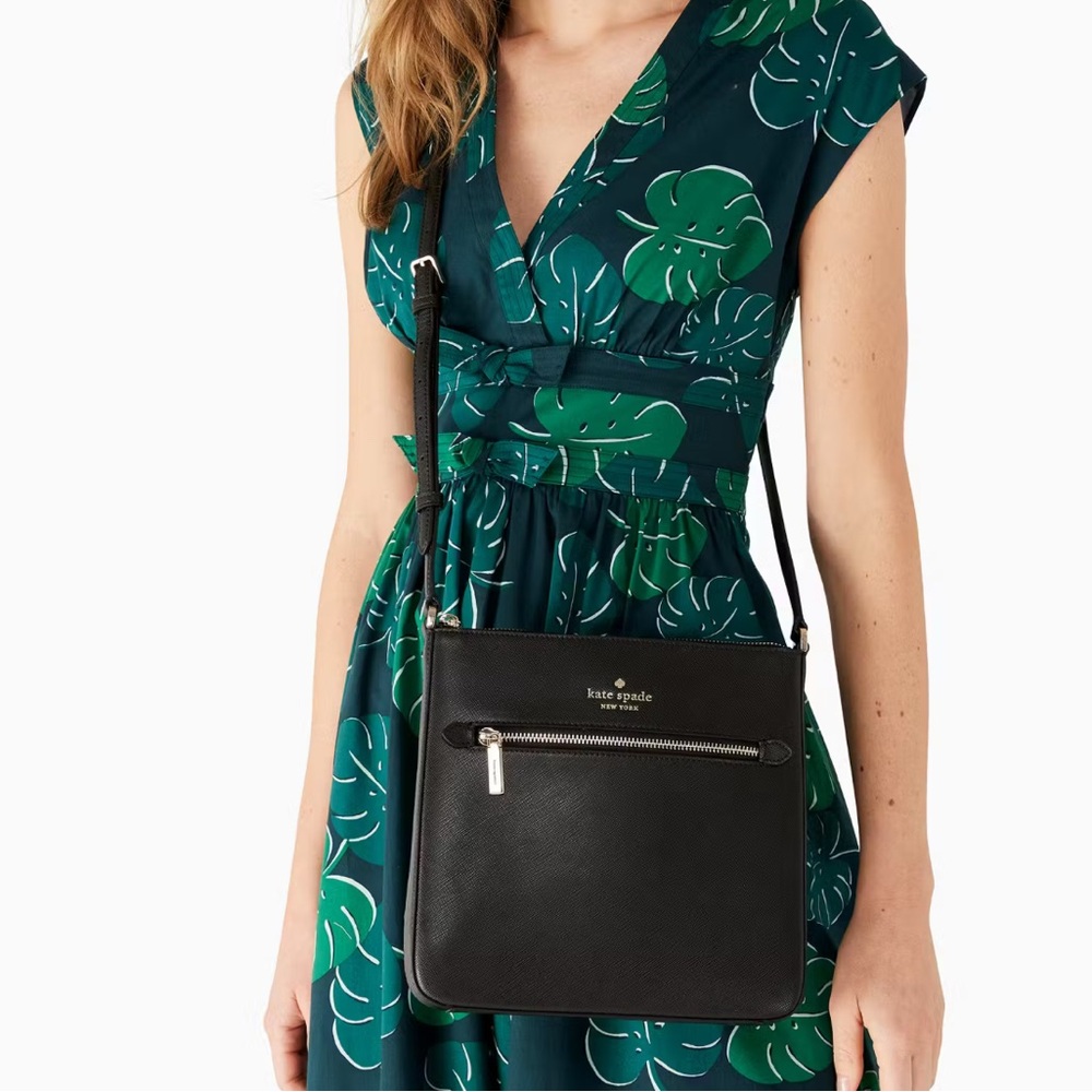 Kate Spade Sadie Large Black Crossbody Bag